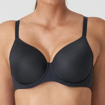 Podprsenka PrimaDonna - Figuras podprsenka vysoká bezešvá nevyztužená charcoal 70D 0163250