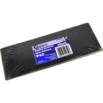 Brusný papír Brusná mřížka 10 ks, 280x105mm, P40, Geko G78570