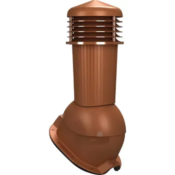 Větrací komínek K94 PERFEKTA typ G Ø125 mm s odvodem kondezátu RAL 8019