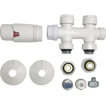 Instalatérský materiál Rovný termostatický ventil ROTHEIGNER 1/2" bílý