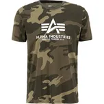 tričko pánské ALPHA INDUSTRIES - olive camo_100501C