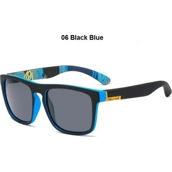 Sluneční brýle Pánské polarizační sluneční brýle vintage styl - 06 Černá Modrá