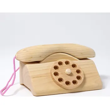 Dřevěná hračka Grimms Dřevěný telefon