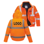 Reflexní bunda zimní s vlastním POTISKEM