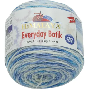 Příze Bellatex Příze HiMALAYA EVERYDAY BATIK Modrá,Bílá