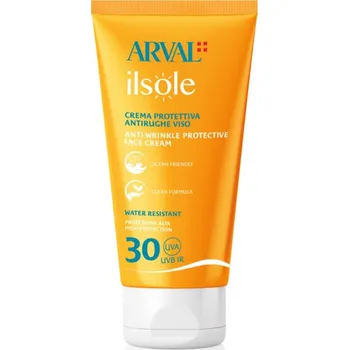Přípravek po opalování Arval IlSole Anti-wrinkle Protective Face Cream SPF 30 ochranný krém proti vráskám SPF 30 50 ml
