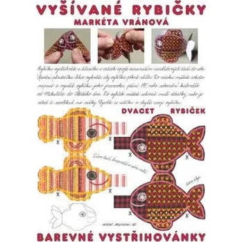 omalovánky Barevné vystřihovánky - Vyšívané rybičky