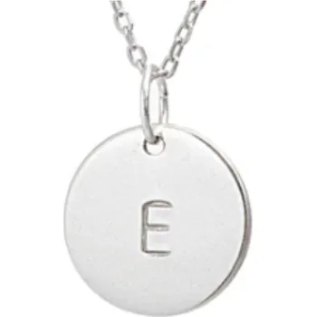 Náhrdelník Stříbrný medailonek AMELIA s ražbou iniciálů Ag 925/1000
