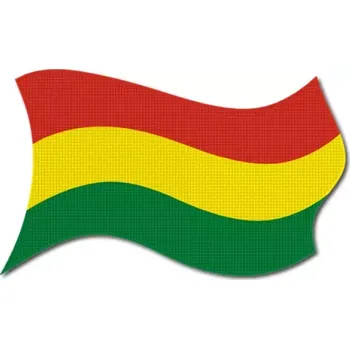 Vlajka Pelisport Bolívijská vlajka vlající