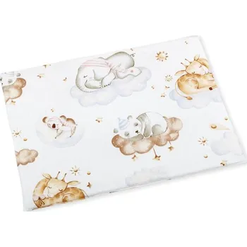 Dekorativní polštářek Bellatex Polštářek pro kojence do postýlky Bílá,Béžová,Modrá