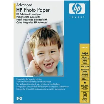 Fotopapír HP Advanced Photo, 13x18cm, lesk, 250g, 25ks Q8696A