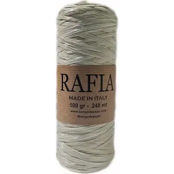 Příze Borgo de Pazzi Rafia 31 Krémová (Přírodní viskóza Rafia 31 Krémová)