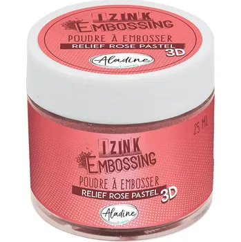 Aladine Embosovací prášek Aladine, 25 ml - rose pastel, pastelově růžový