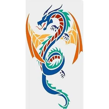 Plast. šablona, DRAK 3, 21x29cm, 1ks