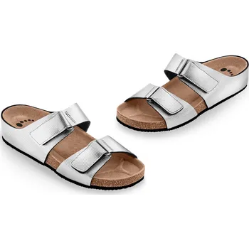 Dámské pantofle FORcare - Dámské pantofle, 305063 - stříbrná Velikost: 39