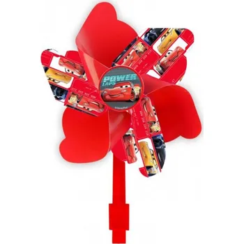 Zvonek na kolo Větrník Disney CARS M Červená, Mix