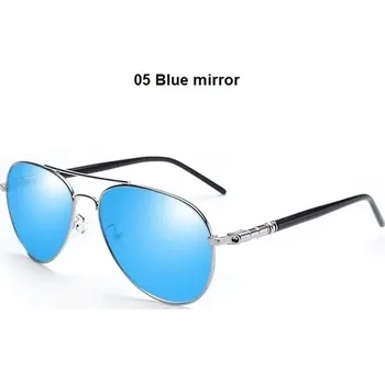 Polarizované sluneční brýle pilotní design UV400 - 05 Modré zrcadlo
