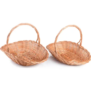 Dárkový potravinový koš Dárkový koš proutěný Orom III. velikost š.34 x hl.22 x v.7 cm