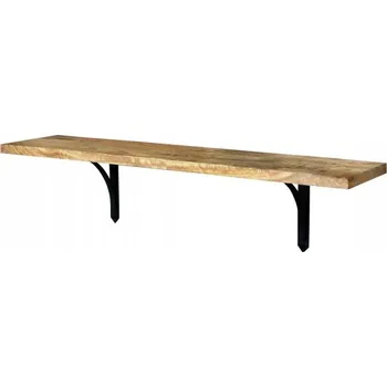 police Indický nábytek - Police na zeď Devi 150x22 z mangového dřeva Mango natural