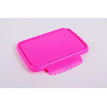 Svačinový box RaB box RaB Zdravá sváča - víčko fialové FLUO
