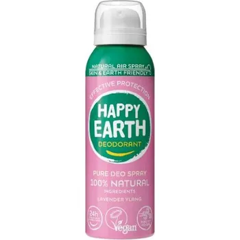 Přírodní deodorant air sprej Levandule & Ylang Happy Earth 100ml