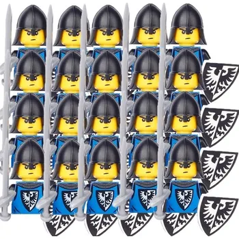 ostatní stavebnice Vojenské stavebnice rytířů a anime figurky | lego styl figurky a komponenty - B18-29-1-20PCS