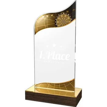 Akrylátová trofej WPLA554, Výška | Barva 19,5 cm, Úprava trofeje Bez potisku
