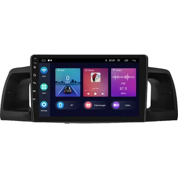 Autorádio Autorádio 9" LCD A3018 Android 11 s rámečkem A7082 pro Toyota corolla ex 2007-2012 (matt black)