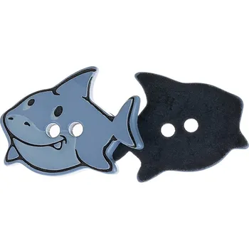 Knoflík Bellatex Knoflík - sada 3 ks Modrá,Modrá