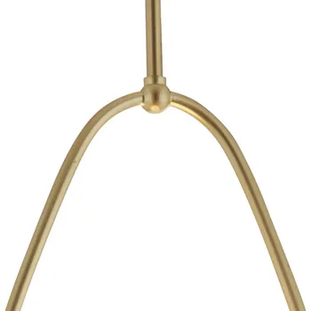 Searchlight Závěsné světlo Avalon se stínidlem ze skla, zlatá - Ø stínidla 19 cm zlatá, bílá 1 x 60 W - Doprava zdarma