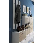 Předsíň MARIONET, bílá/dub sonoma, 5 let záruka + vyzvednutí ZDARMA