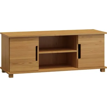 Televizní stolek Televizní stolek TORFIN 6, šířka 140 cm, masiv borovice, moření: olše + vyzvednutí ZDARMA