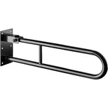 SKLOPNÉ MADLO K WC ČERNÉ PREMIUM Délka: 80 cm, Průměr: 25 mm 127884055