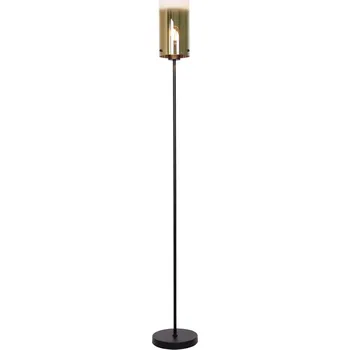 Lampička Freelight Stojací lampa Ventotto, černá/zlatá, výška 165 cm, kov/sklo - Délka kabelu 180 cm černá, zlatá 1 x 40 W - Doprava zdarma