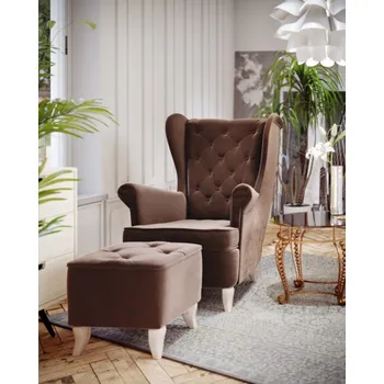 Křeslo Křeslo SIMUL, hnědá + vyzvednutí ZDARMA