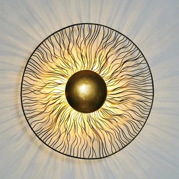 Lampička Holländer LED nástěnné světlo Valentina Due hnědá, zlatá 6 x 1,5 W LED - Doprava zdarma