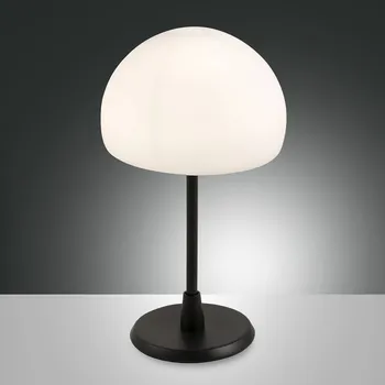 Lampička Fabas Luce LED stolní lampa Gaia s dotykovým stmívačem, černá černá, bílá 1 x 3 W LED - Doprava zdarma