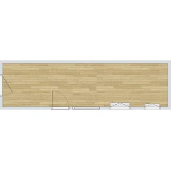 Zahradní domek AB-Cont Kontejnerový dům - chatka - 9,25x2,48x3,2 m - K DOKONČENÍ