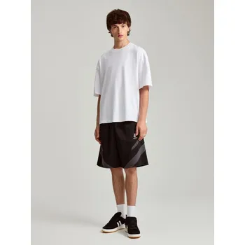 Pánská móda Teplákové kraťasy s potiskem - S - House - černá - 645CC-99X