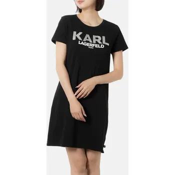 Dámské šaty Dámské šaty Karl Lagerfeld - Velikost L, Barva Černá 55872 ld1r9555