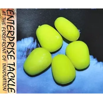 Umělá nástraha ENTERPRISE TACKLE Enterprise kukuřice - Plovoucí FLUORO žlutá 10ks