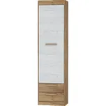 Skříň GATTON 1D2S, craft zlatý/craft bílý, 5 let záruka + vyzvednutí ZDARMA