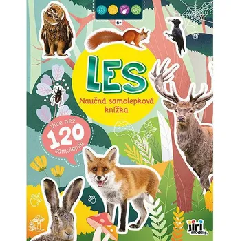 interaktivní kniha Jiri Models Naučná samolepková knížka 6+ Les