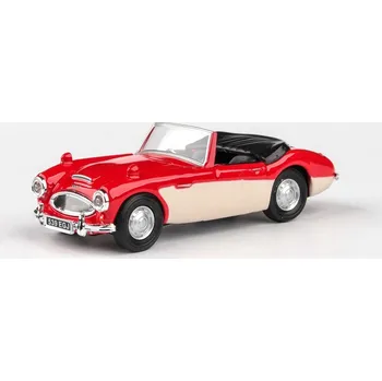 autíčko Austin Healey Open Top - Red & Cream 1:43 - Cararama Austin Healey Open Top - kovový model auta