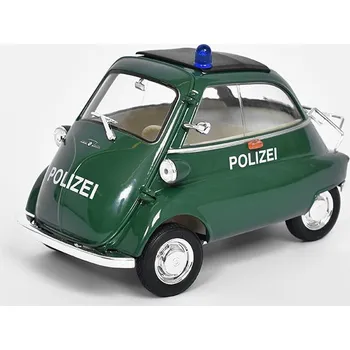 autíčko BMW Isetta 250 Policie 1955 1:18 - Welly BMW Isetta Polizei - kovový model auta