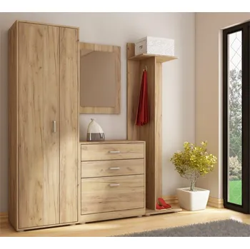 Předsíňová stěna Předsíň TANKERTON, craft zlatý, 5 let záruka +možnost VÝNOSU + vyzvednutí ZDARMA