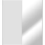 Dvoudvéřová skříň YENGE se zrcadlem, bílá, 5 let záruka +možnost VÝNOSU + vyzvednutí ZDARMA