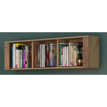 Obývací stěna Police AKIVIDU mat, craft zlatý/craft tobaco, 5 let záruka + vyzvednutí ZDARMA