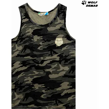 Maskáčové tílko KUGO ML1228 tm. zelené