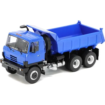 autíčko Tatra 815 S1 Sklápěč modrý 1:43 - Avtoistoria Tatra T815 S1 Sklápěč - kovový model auta